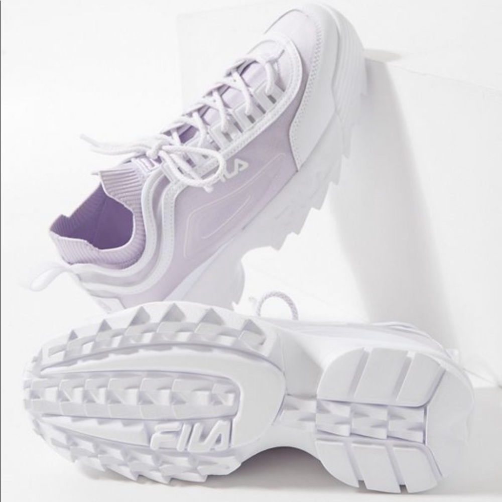 FILA UO EXCLUSIVE SOCK SNEAKER PURPLE